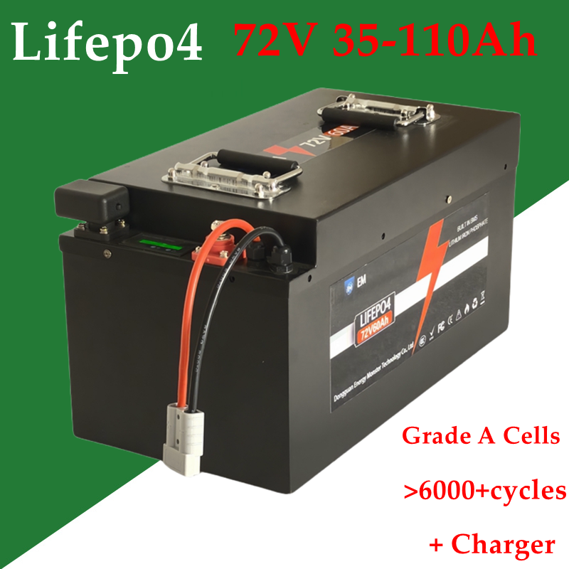 72V 60Ah Lifepo4 Battery Pack - 72V 35Ah Lithium Battery 40Ah 50Ah