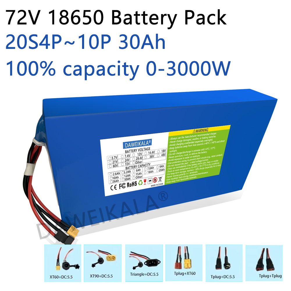 New 72V 12Ah-30Ah 18650 Batter - 72V 5000W Electric Motorcycle review and price