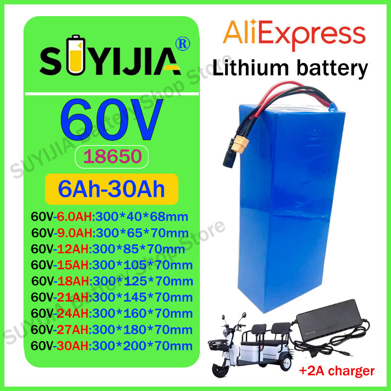 New 60V 16S2P-10P/6Ah-30Ah Lit - 60V 30Ah Electric Scooter Battery review and price