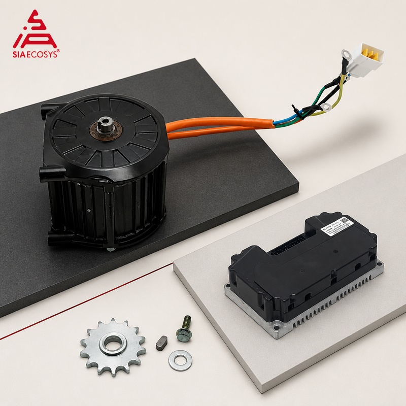 QSMOTOR D120C-45 1500W 72V Enc - Electric Motorcycle Conversion Kit 72V review and price