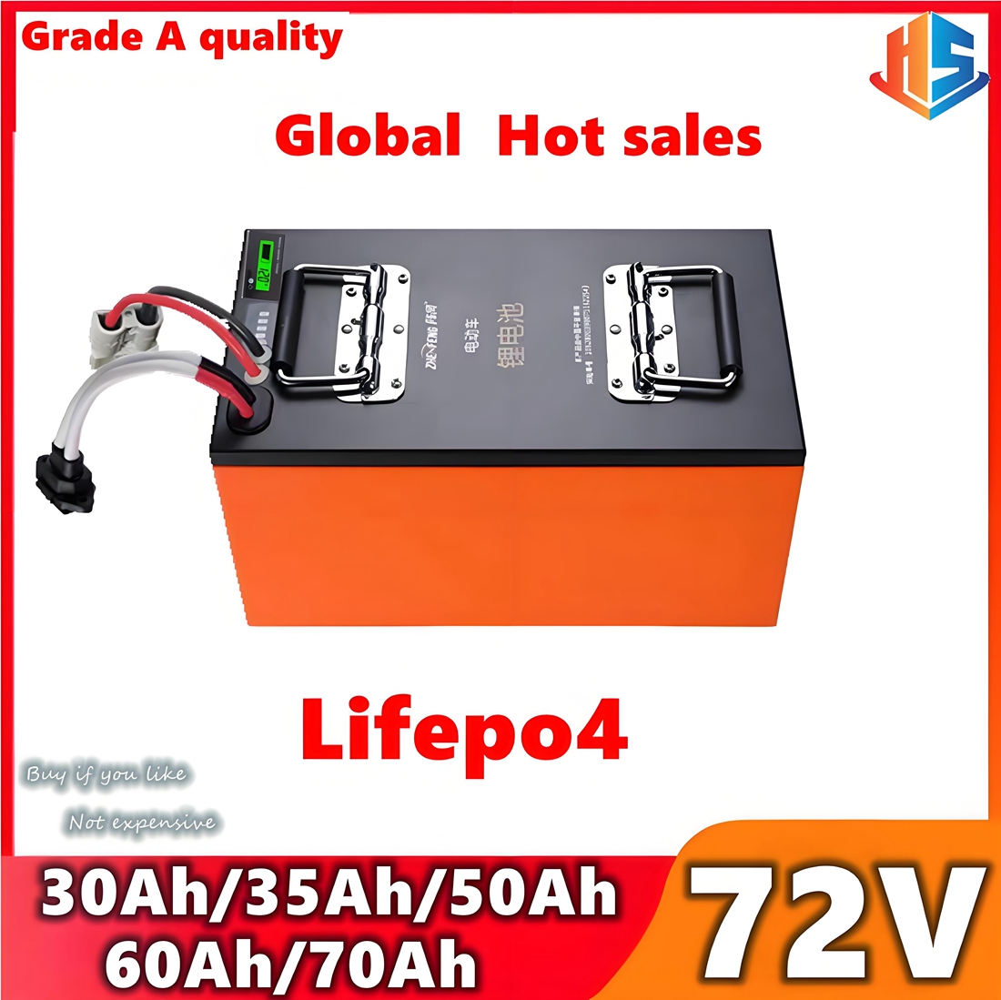Scooter EV 72V 50Ah 60AH 35AH  - 72V 60Ah Lifepo4 Battery Pack review and price