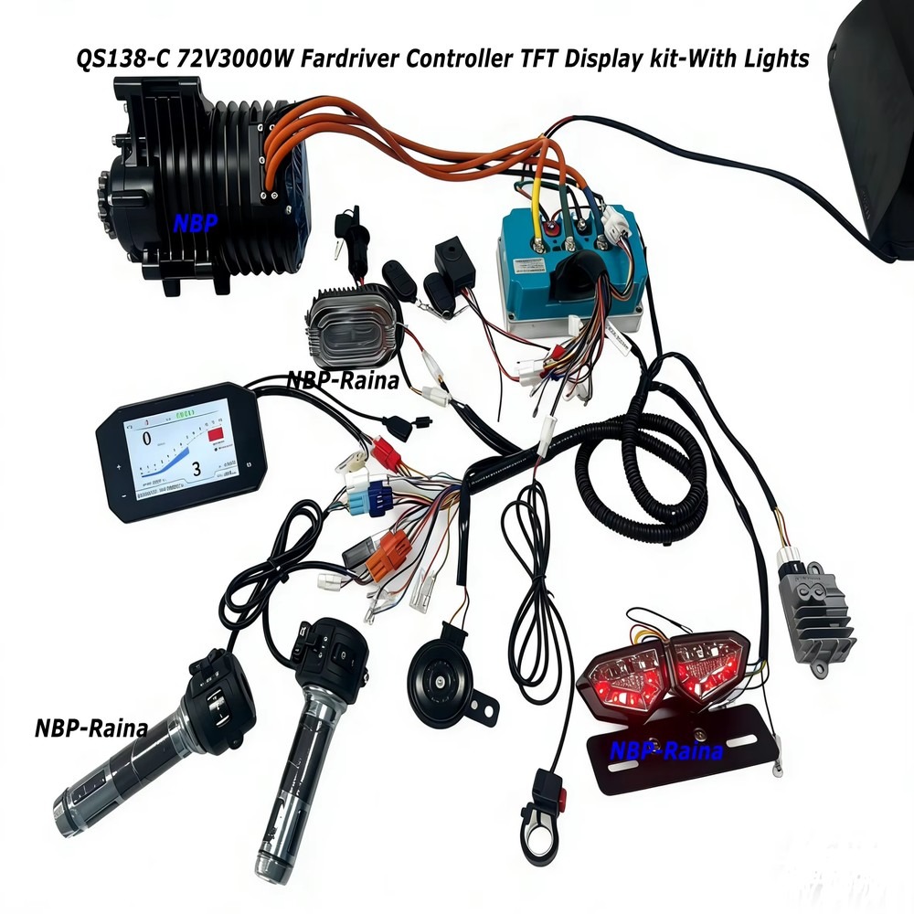 72V 3000W Mid Drive Motor Kit  - Mid Drive Motor Kit 72V 3000W review and price