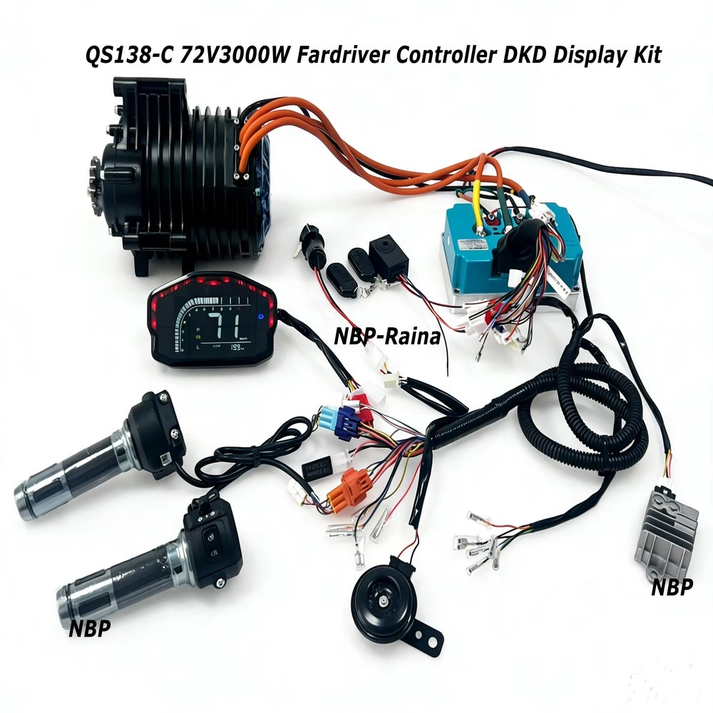 72V 3000W Mid Drive Motor Kit  - Mid Drive Motor Kit 72V 3000W review and price