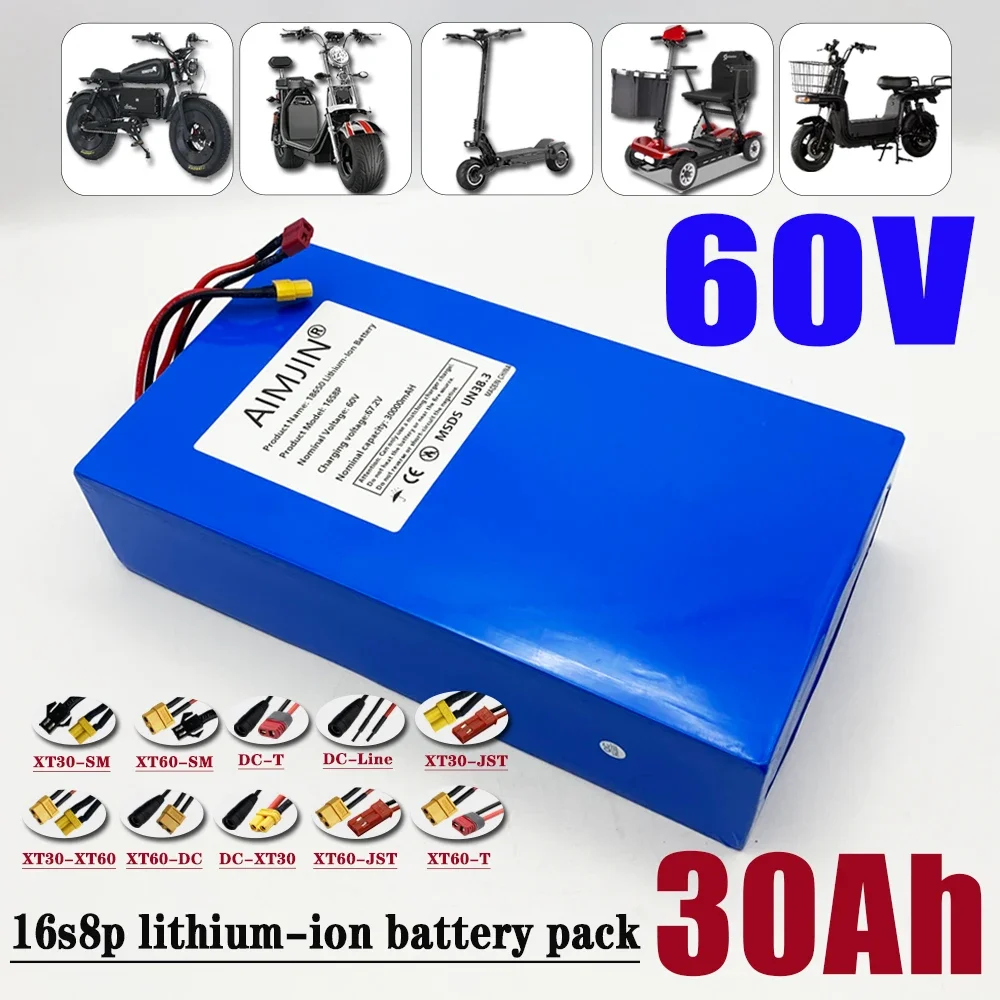 18650 Lithium-ion Battery Pack - 60V 30Ah Electric Scooter Battery review and price