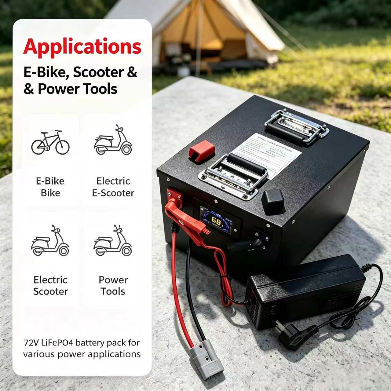 72V 50Ah 50A 60Ah 60 Ah 60A li - 72V 60Ah Lifepo4 Battery Pack review and price