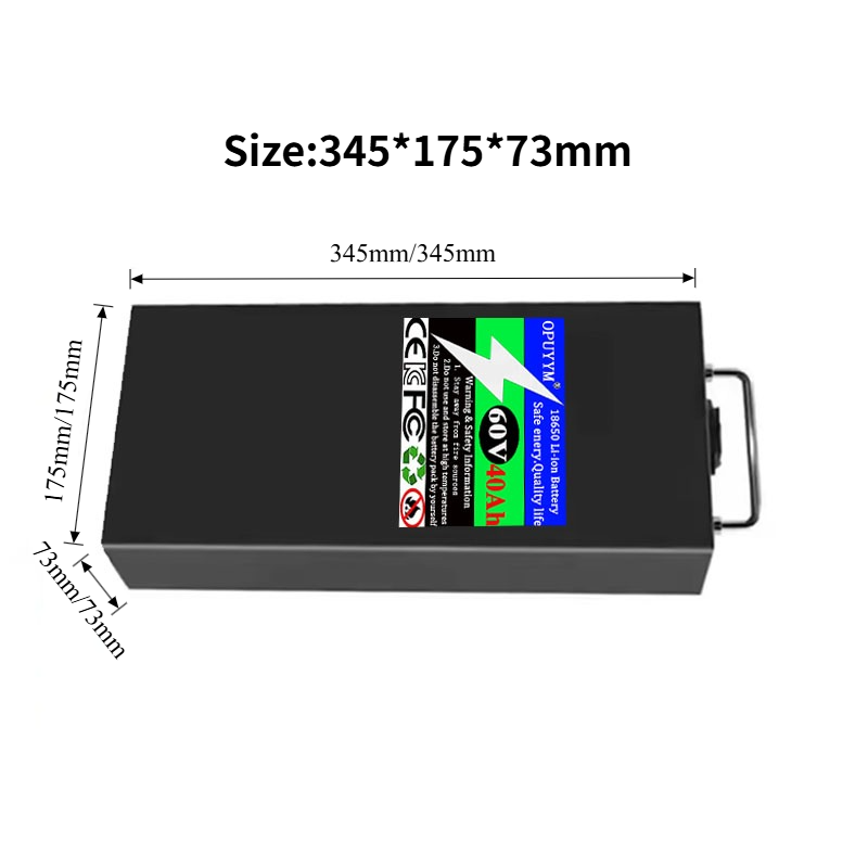 New 60V 40Ah 35Ah 30Ah Electri - 60V 30Ah Electric Scooter Battery review and price